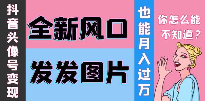 抖音头像号变现0基础教程-百盟网