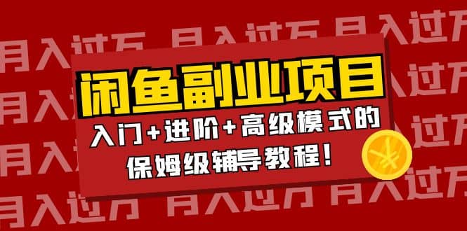 月入过万闲鱼副业项目：入门+进阶+高级模式的保姆级辅导教程-百盟网