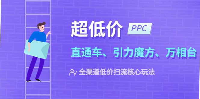 2023超低价·ppc—“直通车、引力魔方、万相台”全渠道·低价扫流核心玩法-百盟网