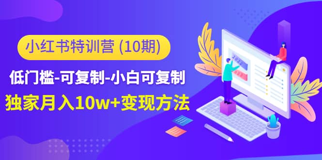 小红书特训营（第10期）低门槛-可复制-小白可复制-百盟网