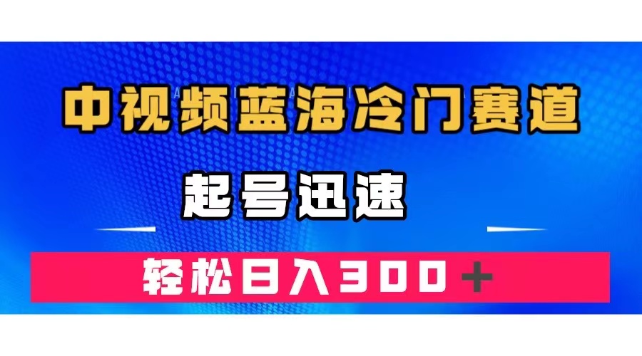 中视频蓝海冷门赛道，韩国视频奇闻解说，起号迅速，日入300＋-百盟网