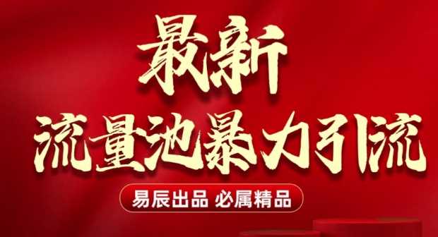 最新“流量池”无门槛暴力引流(全网首发)日引500+-百盟网