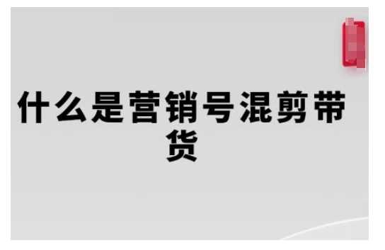 营销号混剪带货，从内容创作到流量变现的全流程，教你用营销号形式做混剪带货-百盟网