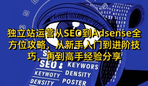 独立站运营从SEO到Adsense全方位攻略，从新手入门到进阶技巧，再到高手经验分享-百盟网