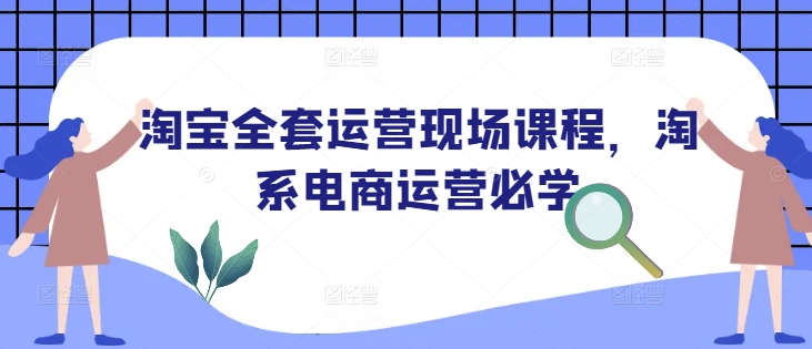 淘宝全套运营现场课程，淘系电商运营必学-百盟网